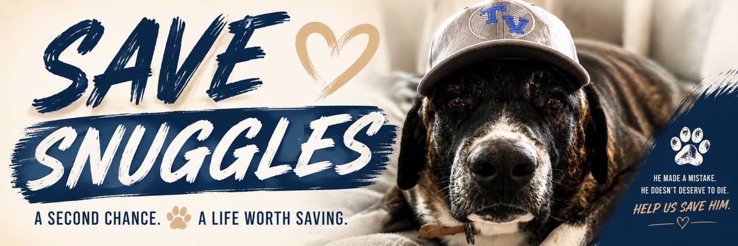 Save Snuggles campaign banner from X